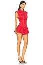 view 2 of 3 Keira Romper in Red