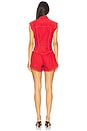 view 3 of 3 Keira Romper in Red