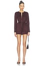 view 1 of 4 Lora Romper in Chocolate