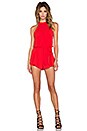 view 4 of 4 x REVOLVE Emmy Romper in Red