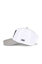 view 4 of 4 Patched Five Panel Hat in White, Ford Navy, & Ford Grey