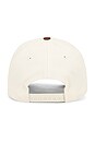 view 2 of 3 Five Panel Hat in Ivory & Brown