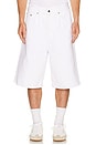 view 4 of 4 SHORT in White