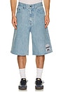 view 1 of 6 SHORTS DE MEZCLILLA in Blue Indigo