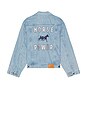 view 1 of 5 BLOUSON EN JEAN in Blue Indigo