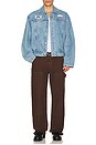 view 6 of 5 BLOUSON EN JEAN in Blue Indigo