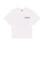 view 2 of 4 Printed Graphic Crop T-Shirt in White