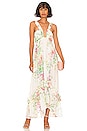 view 1 of 4 ROBE ORIANA in White Floral