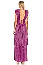 view 3 of 4 VESTIDO LARGO JUDITH in Purple