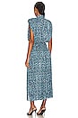 view 3 of 3 Solange Dress in Turquoise Print
