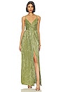 view 1 of 4 Viva Dress in Olive Green
