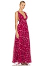 view 2 of 3 Adhara Dress in Fuchsia Pink Print