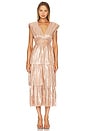 view 1 of 4 Davina Dress in Rose Gold