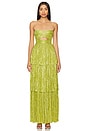 view 2 of 5 Kyra Dress in Lime Green