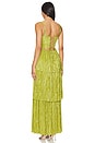 view 4 of 5 Kyra Dress in Lime Green