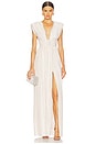 view 1 of 5 Leone Dress in White Pearl
