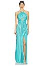 view 1 of 4 Sophia Dress in Turquoise