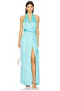 view 1 of 4 Alesia Dress in Turquoise