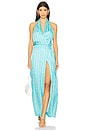 view 4 of 4 Alesia Dress in Turquoise