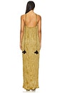 view 3 of 4 Nicole Dress in Antique Gold