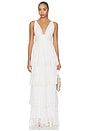 view 2 of 5 MAXIVESTIDO LUNA in White
