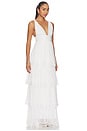 view 3 of 5 MAXIVESTIDO LUNA in White