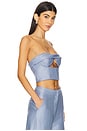 view 3 of 6 Tyrian Top in Sky Blue
