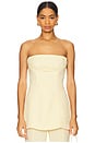 view 1 of 5 Claro Top in Pastel Yellow