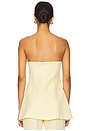 view 4 of 5 Claro Top in Pastel Yellow
