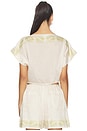 view 3 of 4 Aura Top in Off-white Print
