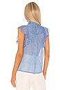view 3 of 5 BLUSA MALAGA in Blue Print