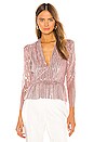 view 1 of 5 Saint Top in Rose Sequin