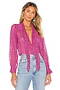view 1 of 6 Seychelles Top in Pink Print