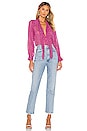 view 5 of 6 Seychelles Top in Pink Print