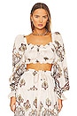 view 1 of 4 Rumi Top in Ivory Print