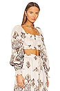 view 2 of 4 Rumi Top in Ivory Print