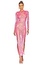 view 4 of 5 Diamonds Maxi Dress in Pink