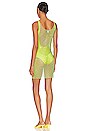 view 3 of 4 Sydney Mini Dress in Neon Green