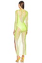 view 3 of 4 Diamonds Maxi Dress in Green
