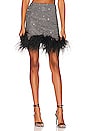 view 1 of 5 Feathers Mini Skirt in Black