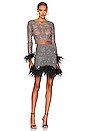 view 4 of 5 Feathers Mini Skirt in Black