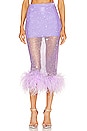 view 1 of 6 x REVOLVE Midi Feathers Skirt in Purple