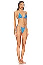 view 2 of 5 Dahlia Bikini Set in Blue Zircon