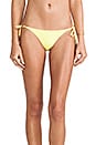 view 1 of 4 Tie Side Bottoms in Solid Yellow