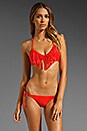view 1 of 3 Sofia by Vix Sexy Suedey Fringe Crop Bandeau in Fire