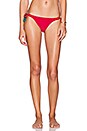 view 1 of 4 長いリボン結びのビキニボトム in Solid Cherry