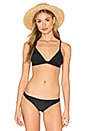 view 1 of 4 TOP BIKINI NEO in Solid Black