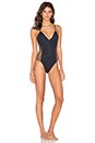 view 1 of 3 Dive One Piece in Solid Black