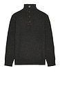 view 1 of 3 Men's Funnel Neck Military Sweater in Black