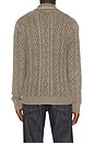 view 2 of 4 Cable Knit Cardigan in Olive